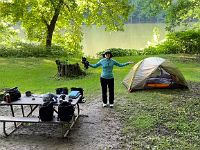 2024-05-19 Bike Camping C-O 11 copy Our first bike camping attempt - 60 miles along the C&O Canal trail overlooking the Potomac River.